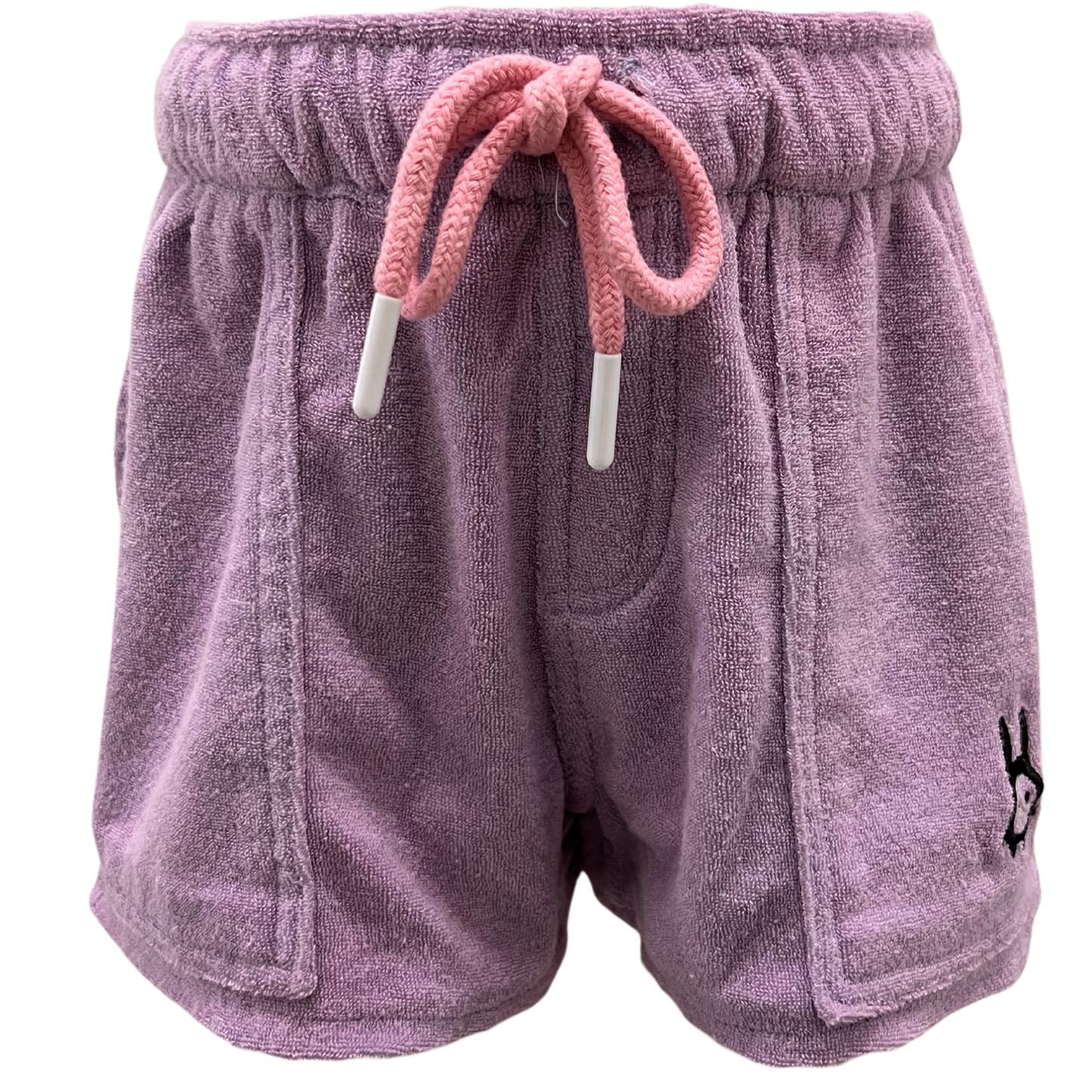 Girls French Terry Short in Mulberry