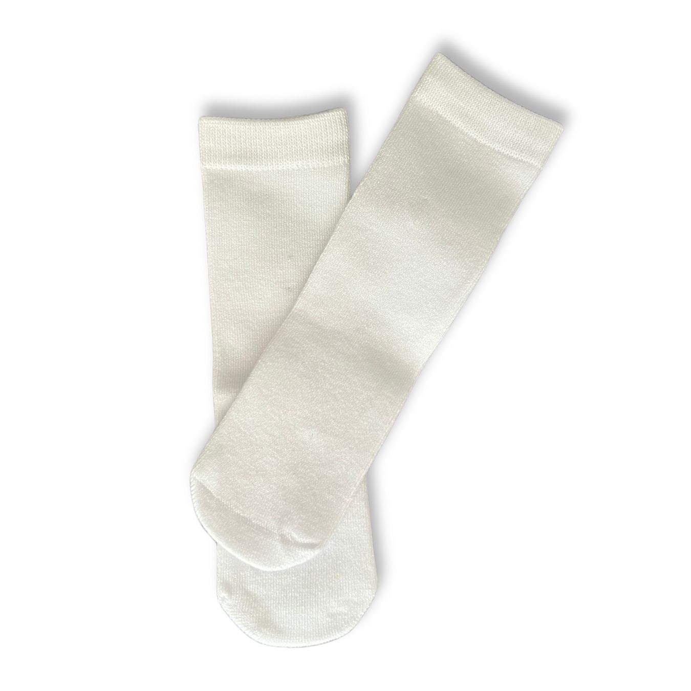 Sensory Friendly Seamless Feel Socks in White
