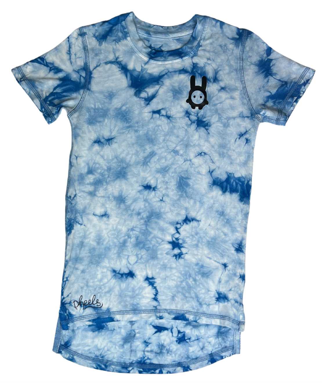 Parker Tee in Blue Tie-Dye