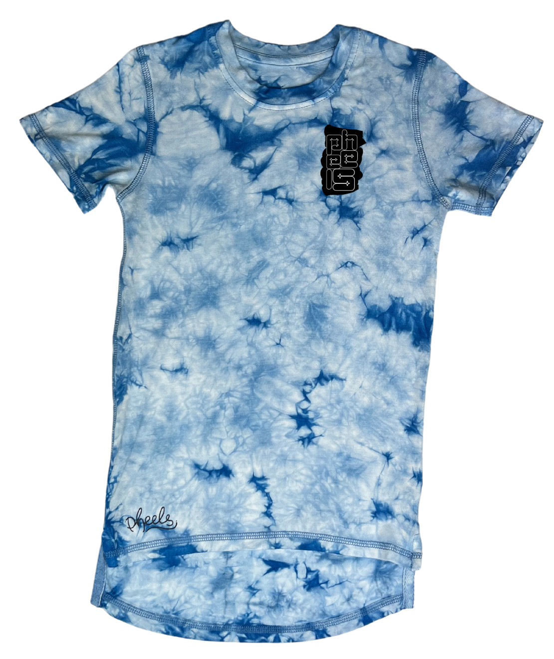 Parker Tee in Blue Tie-Dye