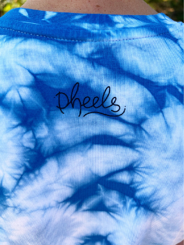 Parker Tee in Blue Tie-Dye